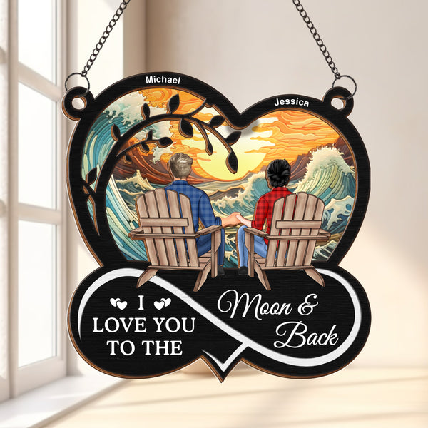 You & Me We Got This Till Our Last Breath - Personalized Window Hanging Suncatcher Ornament hso733