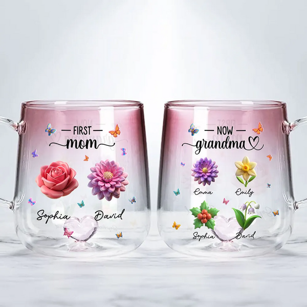 Erst Mama, jetzt Oma - Personalisierte Tasse