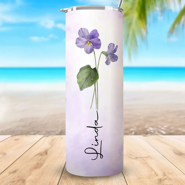 Wegen Dir lache ich, lächele ich, weine ich – personalisierter 20oz-Becher – perfektes Geschenk für Deine beste Freundin oder Schwester