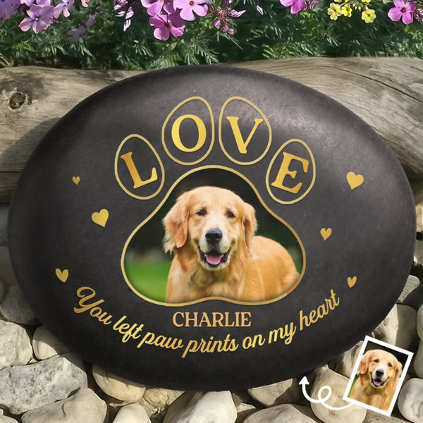 Photo personnalisée que vous auriez vécue pour toujours - Pierre commémorative personnalisée - Cadeau pour les propriétaires d'animaux, les amoureux des animaux