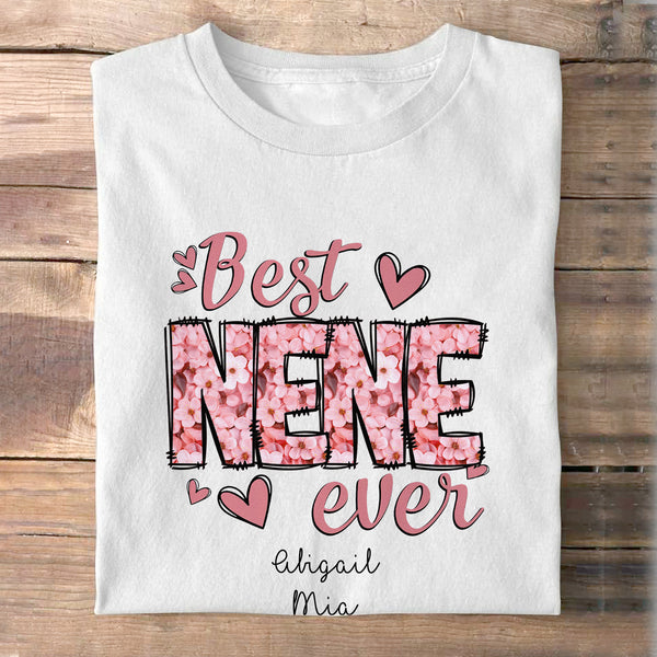 Beste Mama aller Zeiten zum Muttertag - Personalisiertes Geschenk zum Muttertag - Personalisiertes individuelles Shirt