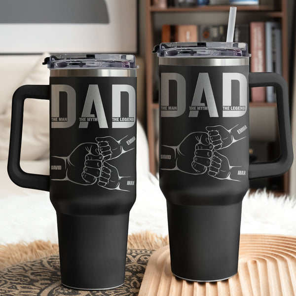 Faites-moi plaisir - Cadeau pour Maman - Tasse personnalisée de 40 oz avec paille et couvercle