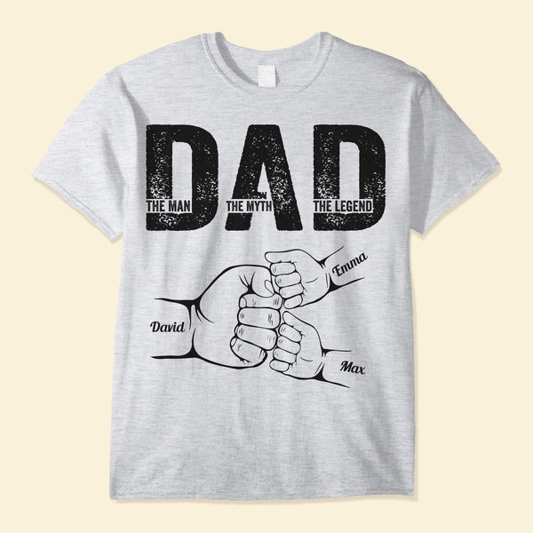 Papa, der Mann, der Mythos, die Legende - Personalisiertes Shirt