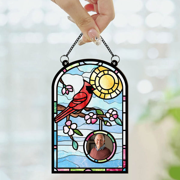Ich bin immer bei Dir - Personalisiertes Sonnenfänger-Ornament zum Aufhängen am Fenster