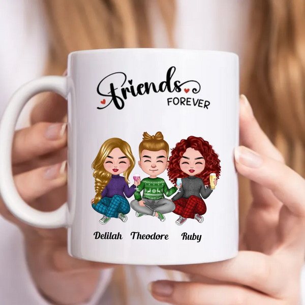 Friends Forever - Personalisierte Tasse