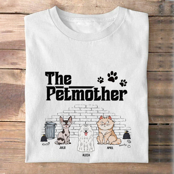 The Cat father Dog father Cat mother Dog mother - Gift For Pet Lovers - Personalized Custom Shirt