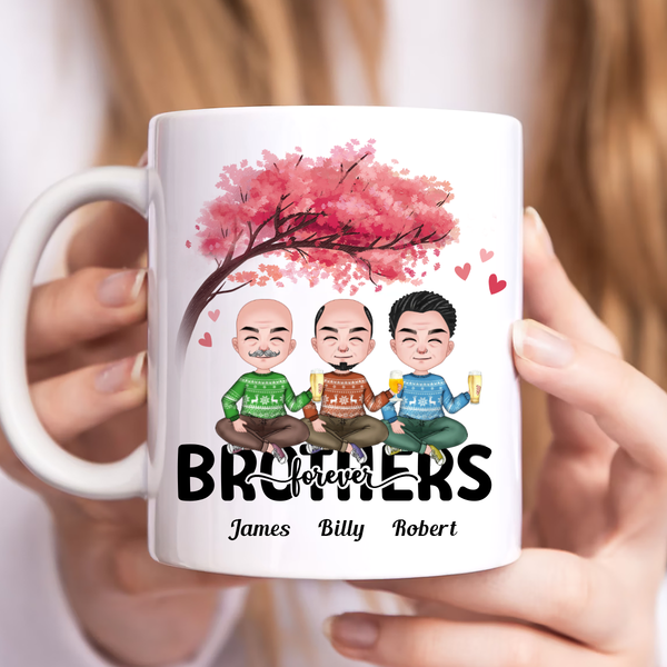 Brothers Forever - Brother Gift - Tasse personnalisée personnalisée