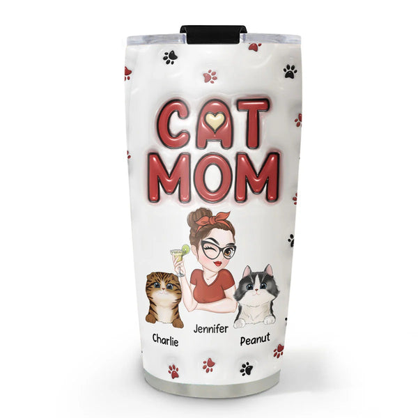 Faites-moi plaisir - Cadeau pour Maman - Tasse personnalisée de 40 oz avec paille et couvercle