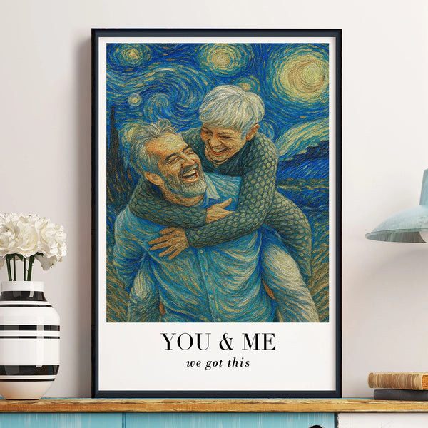 Immer bei dir Himmel Familienmitglieder, Gedenkpersonalisiertes Poster