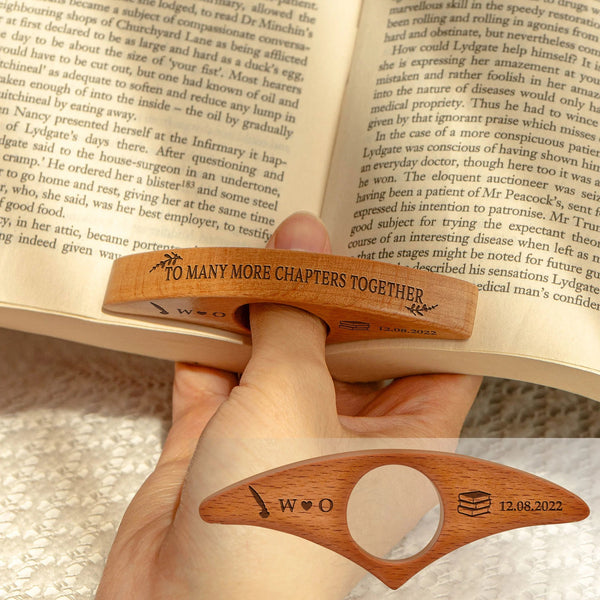 To Many More Chapters Together - Personalized Book Page Holder