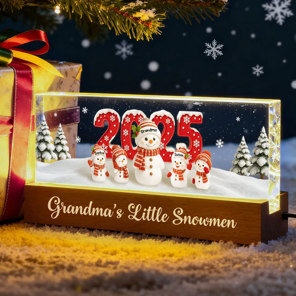 Plaque en acrylique lumineuse personnalisée avec photo de dessin animé