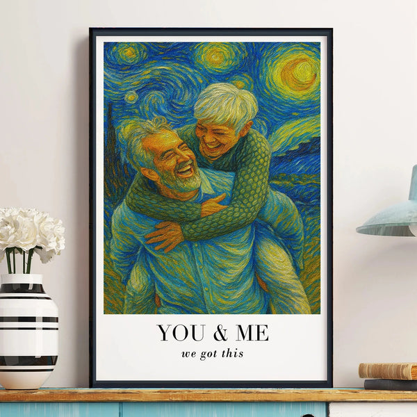 Immer bei dir Himmel Familienmitglieder, Gedenkpersonalisiertes Poster